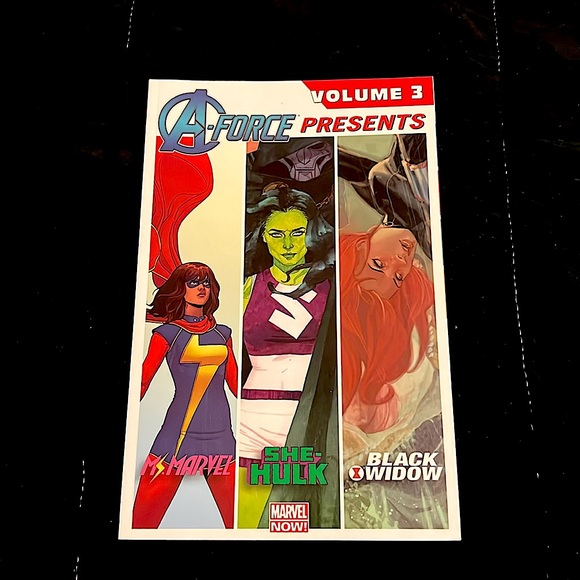 A-Force Presents, Ms. Marvel, She-Hulk and Black Widow Vol. 3 PAPERBACK - Picture 2 of 2